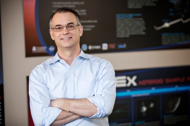 Dante Lauretta, a professor of planetary science and cosmochemistry at the University of Arizona's Lunar and Planetary Laboratory, is an expert in near-Earth asteroid formation and evolution. He leads the NASA's OSIRIS-REx Asteroid Sample Return mission. Photograph by John de Dios/UANews