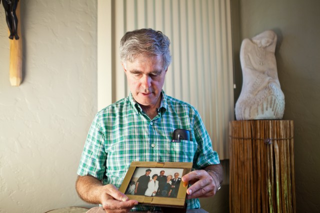 Father William "Bill" Stoeger, who was a staff scientist for the Vatican Observatory Research Group in Tucson, specializing in theoretical cosmology, high-energy astrophysics, and interdisciplinary studies relating to science, philosophy and theology, talks about how he started with the church.  Stoeger died in March 2014 .